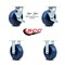 Service Caster 6 Inch Solid Polyurethane Caster Set with 2 Brakes/Swivel Lock 2 Rigid SCC SCC-30CS620-SPUB-TLB-BSL-2-R-2 - alternate 7